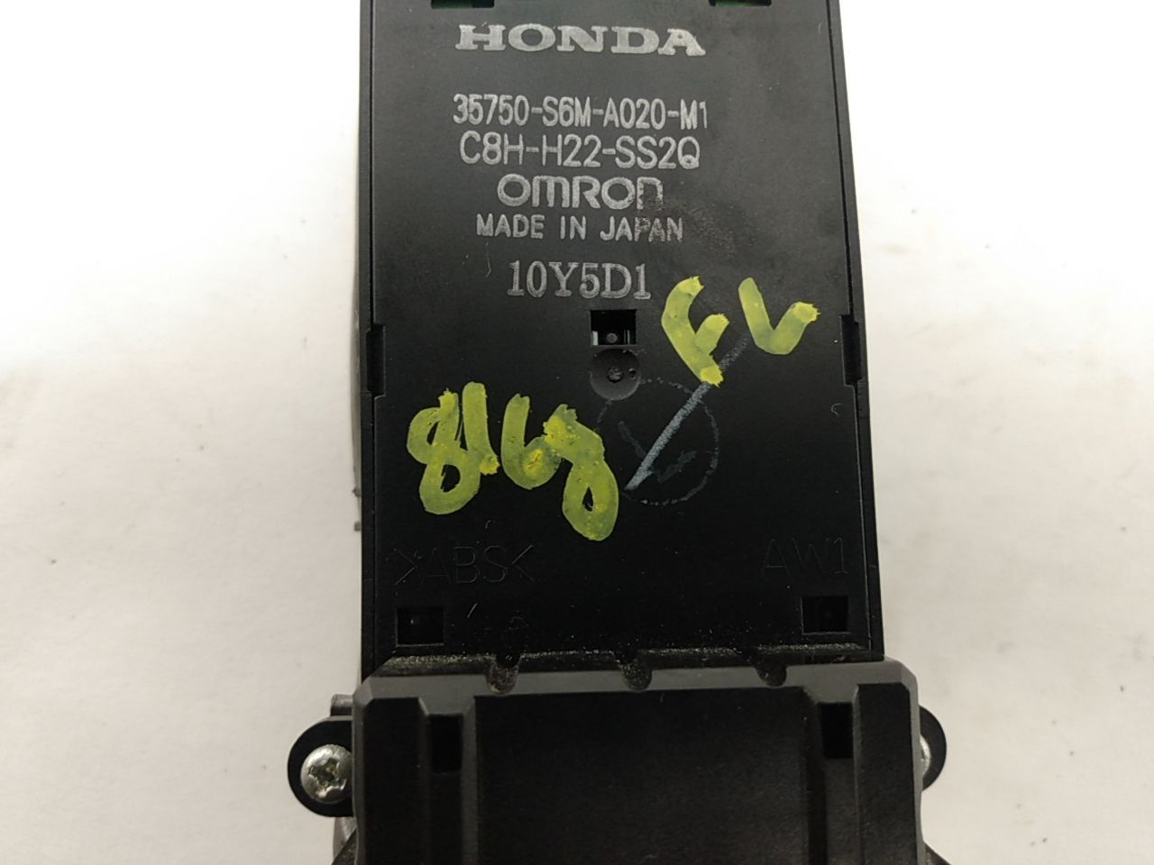 Acura RSX Driver Left Front Door Master Window Switch