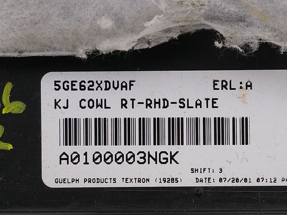 Jeep Liberty Passenger Right Lower Knee Kick Panel