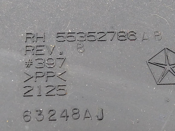 Jeep Liberty Passenger Right Lower Dashboard Trim