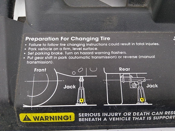 Jeep Liberty Spare Tire Tool Kit