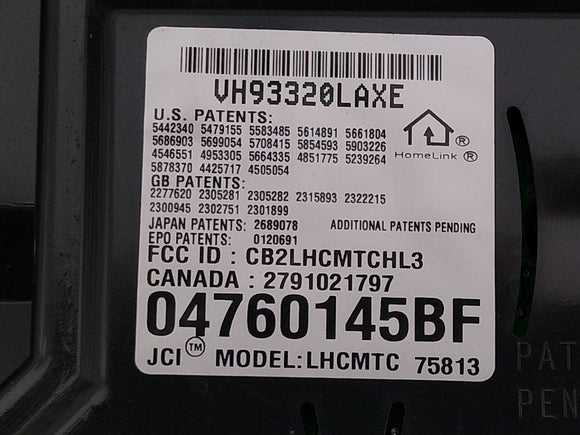 Jeep Liberty Front Center Dome Light