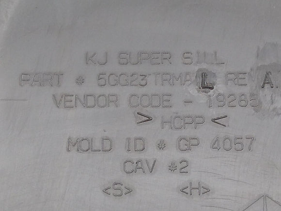 Jeep Liberty Pair Of Door Post Sill Kick Trims