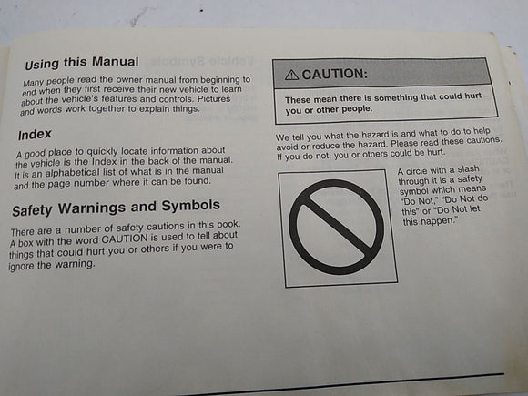 Hummer H3 Owners Manual