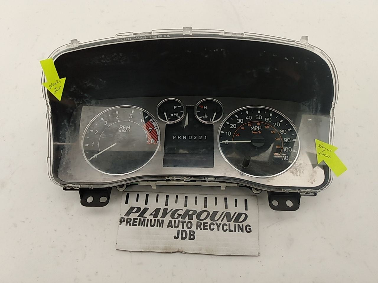 Hummer H3 Speedometer Cluster