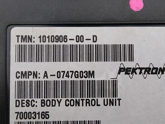Tesla Model S Body Control Module