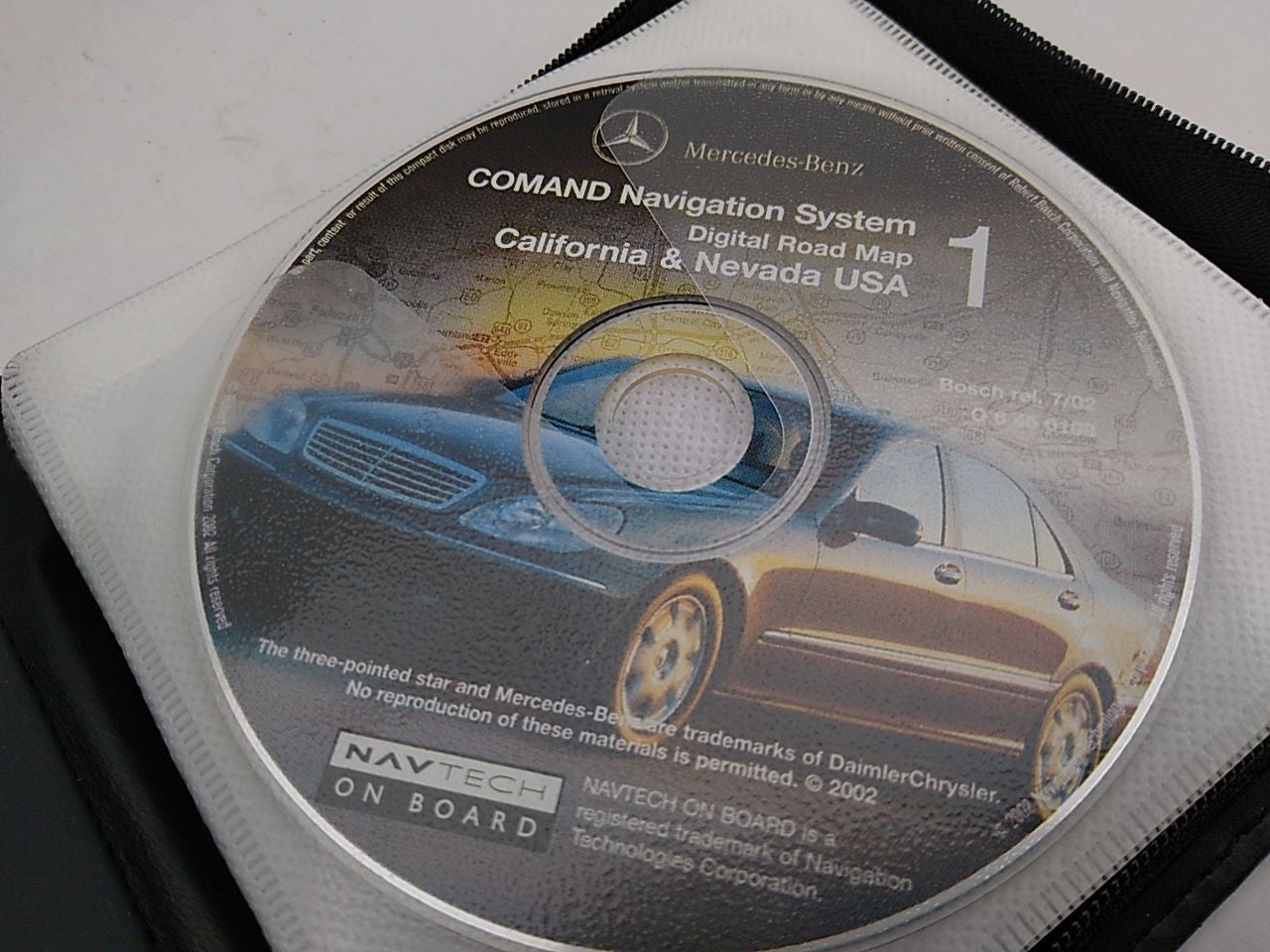 Mercedes CLK430 Owners User's Guide CD Player