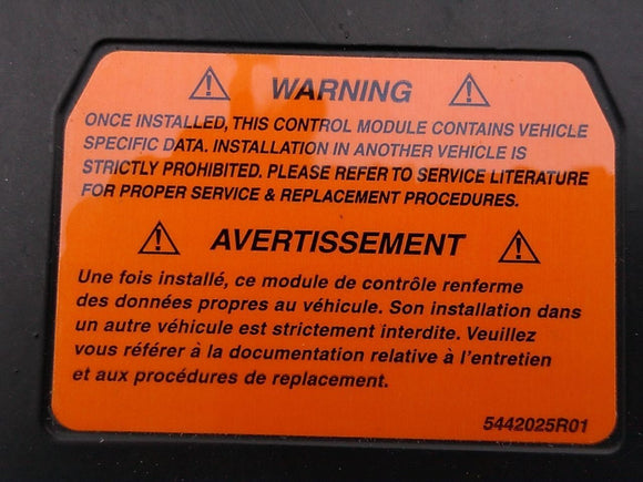 Mercedes CLK430 Voice Command Control Module