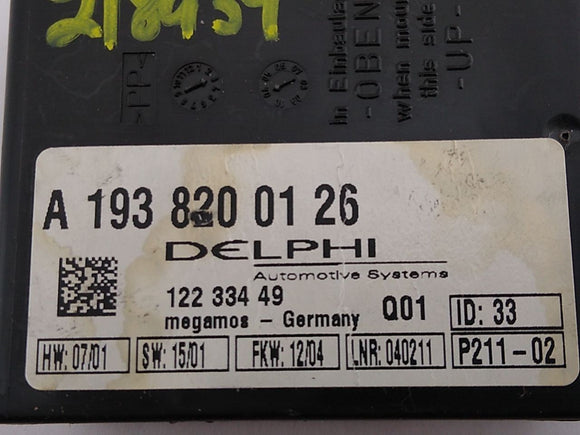 Chrysler Crossfire Anti-Theft Security Control Module