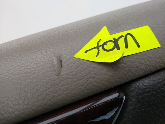 Volvo V70 Passenger Right Rear Door Trim Panel Card