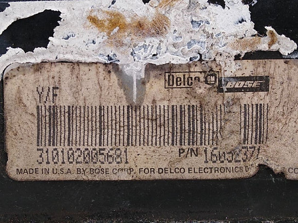 Corvette C4 Passenger Right Front Door Speaker Box