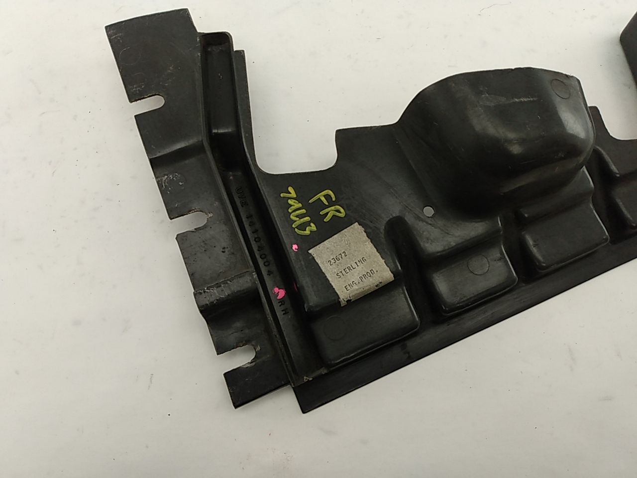 Corvette C4 Passenger Right Front Center Wheelhouse Panel