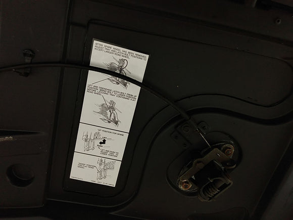 Corvette C4 Rear Tonneau Cover