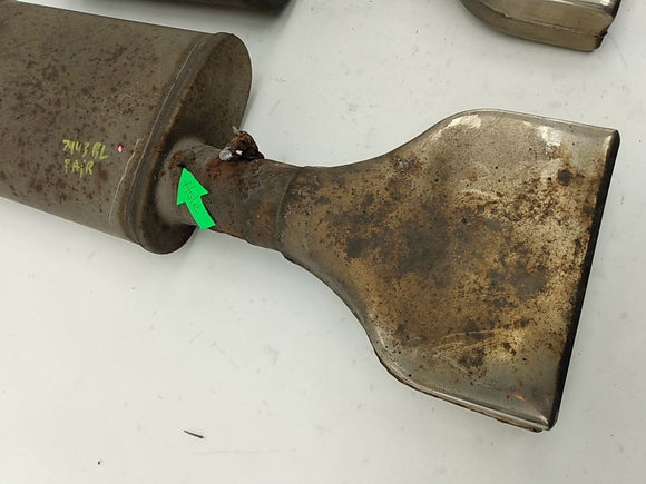 Corvette C4 Pair Of Exhaust Pipe Mufflers