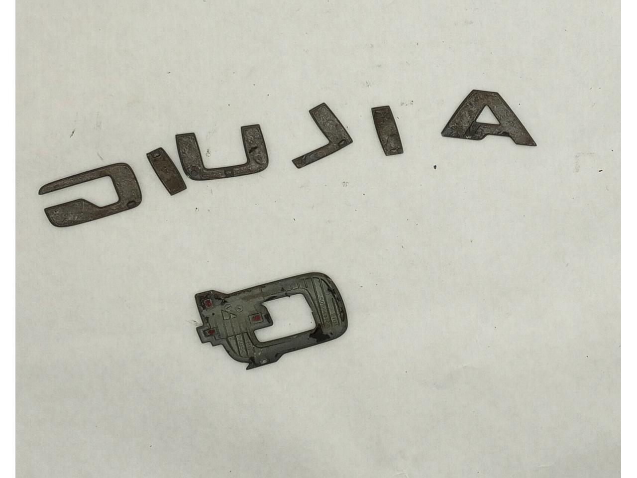 Alfa Romeo Giulia Trunk Giula Q4 Emblem