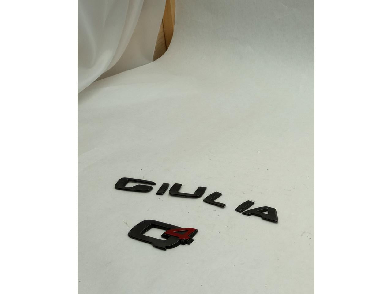 Alfa Romeo Giulia Trunk Giula Q4 Emblem