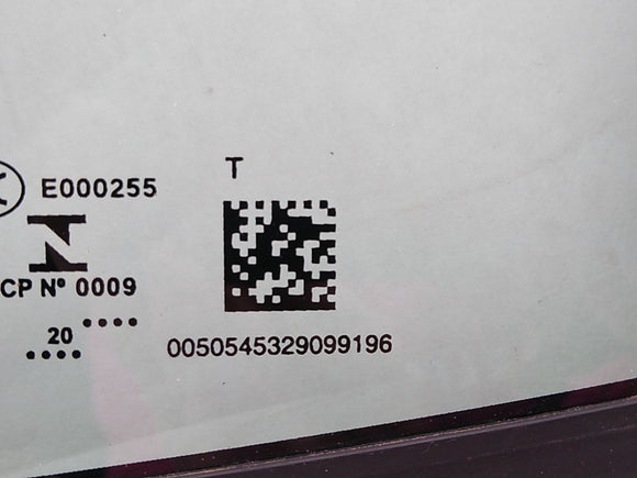 Alfa Romeo Giulia Driver Left Rear Door Vent Glass