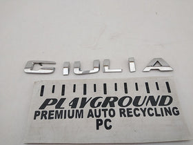 Alfa Romeo Giulia Trunk Giulia Emblem