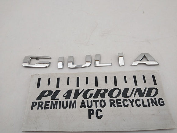 Alfa Romeo Giulia Trunk Giulia Emblem