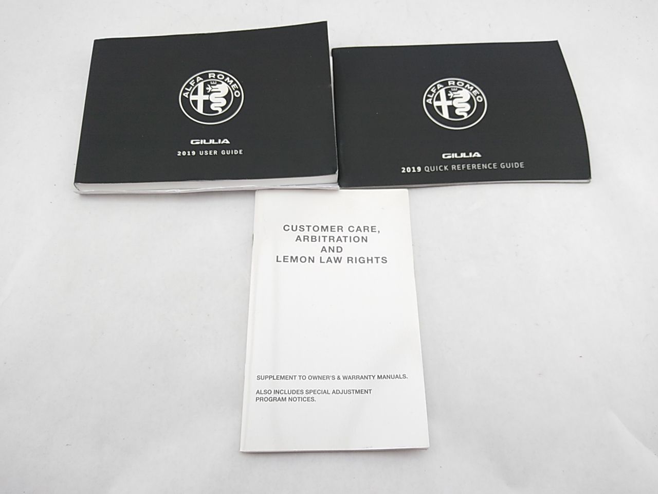 Alfa Romeo Giulia Owners Portfolio Manual Booklet