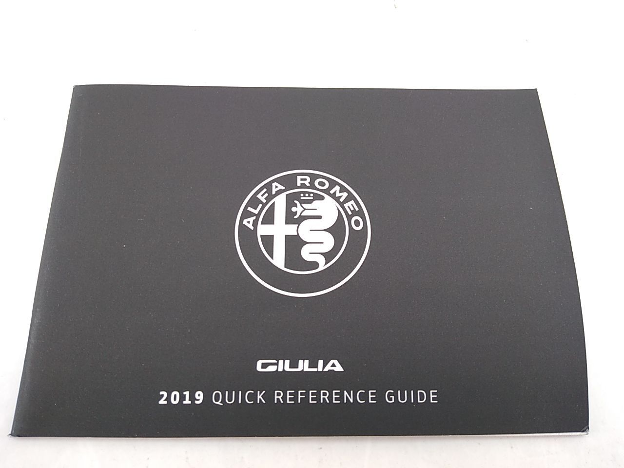 Alfa Romeo Giulia Owners Portfolio Manual Booklet