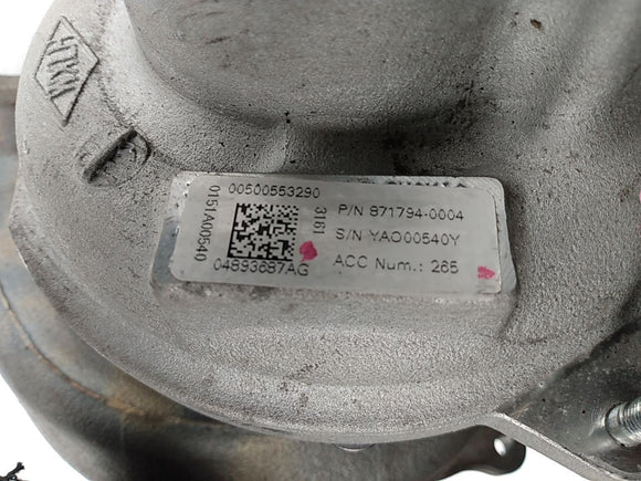 Alfa Romeo Giulia Engine Turbocharger