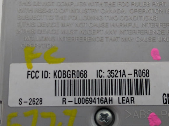 Pontiac Solstice Keyless Theft Locking Module