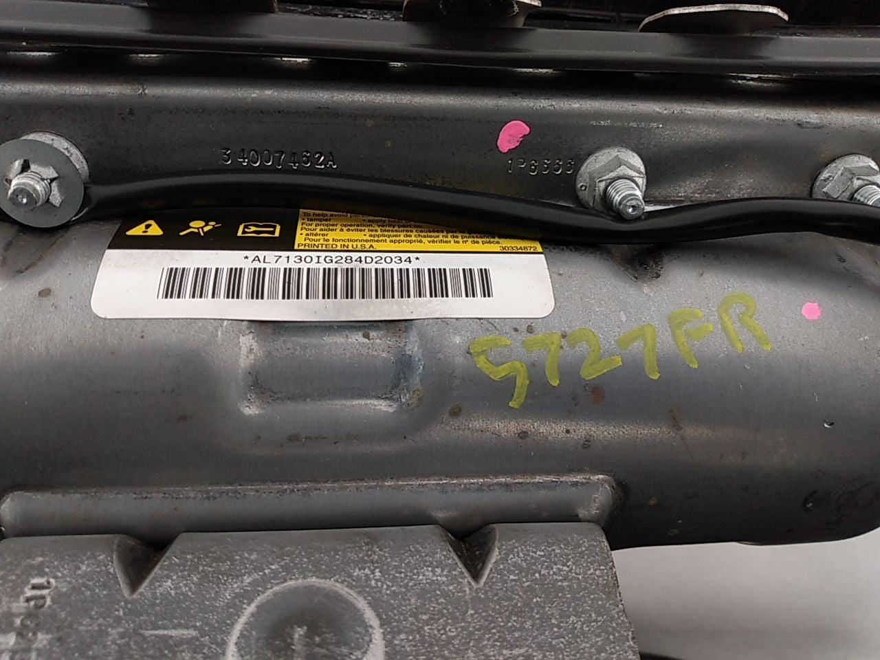 Pontiac Solstice Passenger Right Dashboard Airbag