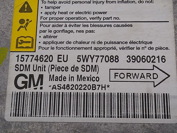 Pontiac Solstice Airbag Control Module
