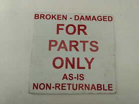 Pontiac Solstice **AS IS** Rear Bumper Cover