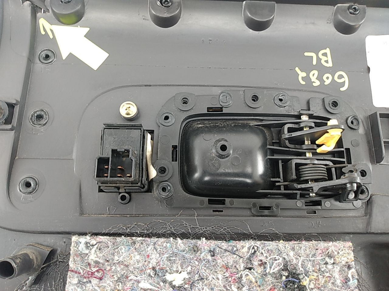 Jeep Cherokee Driver Left Rear Door Trim Panel