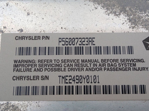 Jeep Cherokee Airbag Control Module
