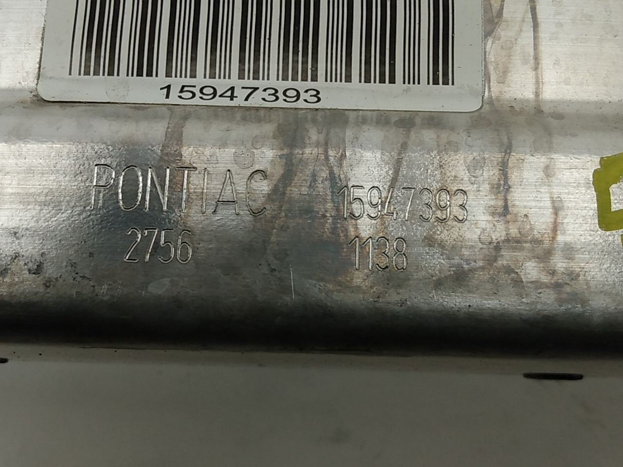 Pontiac Solstice Front Bumper Reinforcement