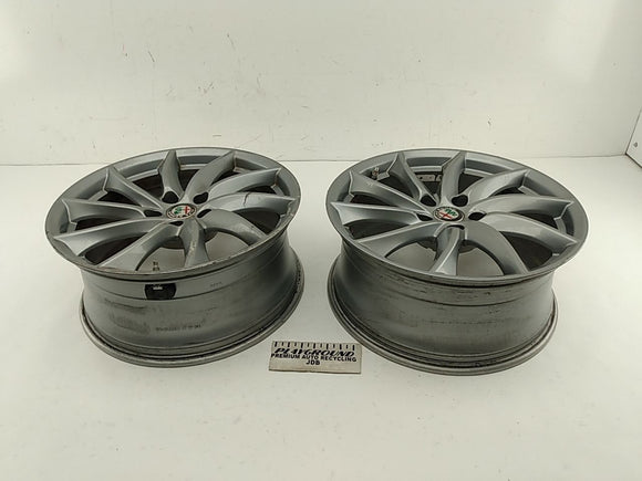 Alfa Romeo Giulia Pair Of Wheel Rims 10 Spokes