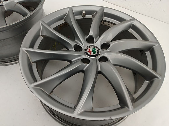 Alfa Romeo Giulia Pair Of Wheel Rims 10 Spokes