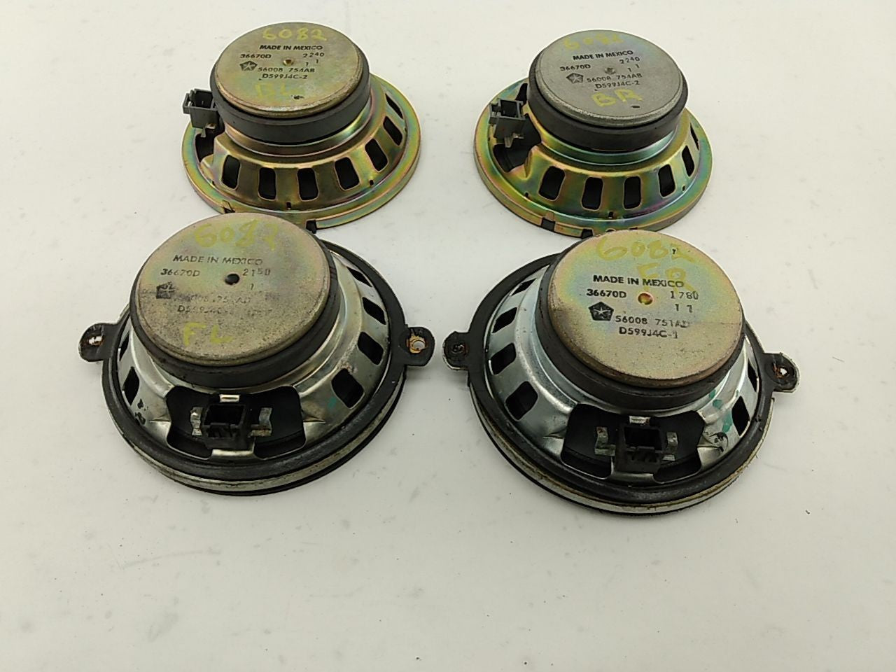 Jeep Cherokee Set Of 4 Door Audio Speakers