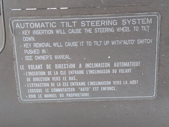 Lexus SC400 Steering Column Surround