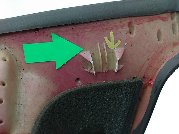 Lexus SC400 Pair Of Rear Quarter Window Trims