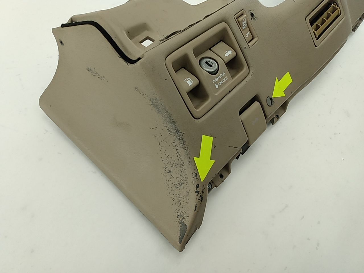 Lexus SC400 Driver Left Front Dash Knee Bolster Trim - 0