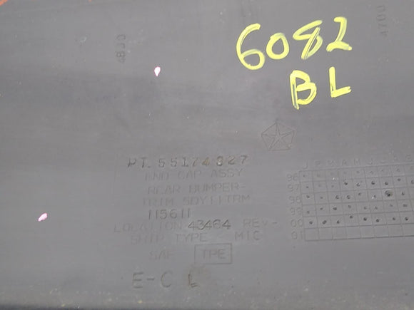 Jeep Cherokee Pair Of Rear Bumper End Caps