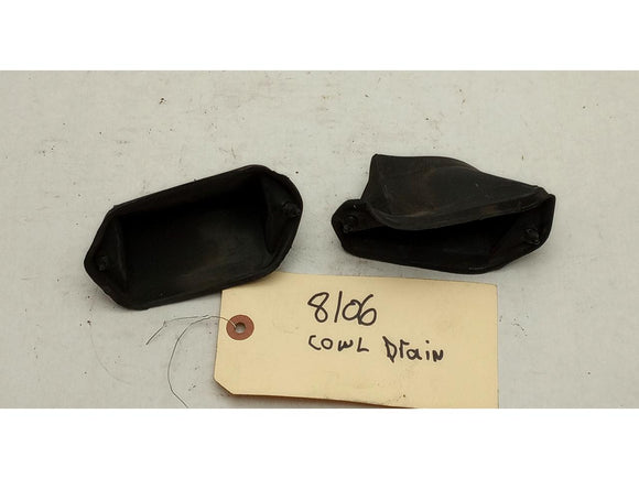 Ford Bronco Pair Of Cowl Vent Panel Drain Tubes