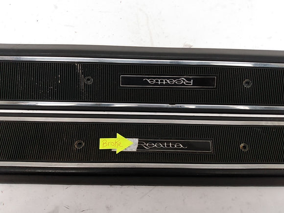 Buick Reatta Pair Of Door Sill Plate Trims