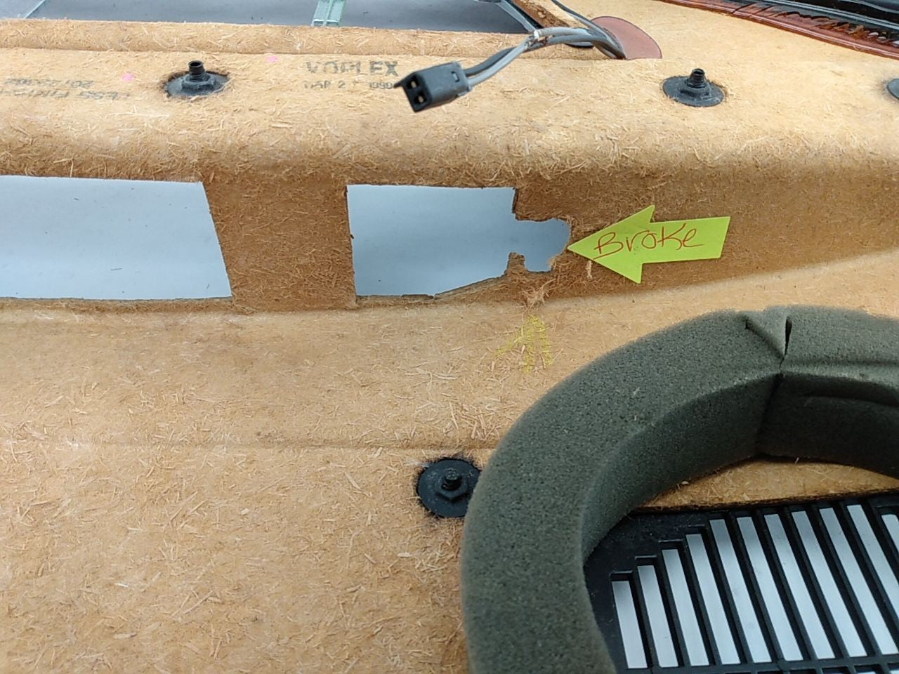 Buick Reatta Passenger Right Front Door Trim Panel