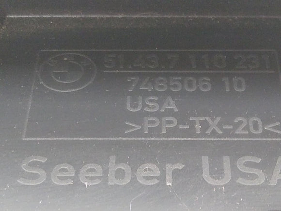 BMW Z4 Upper Roll Bar Trim Panel