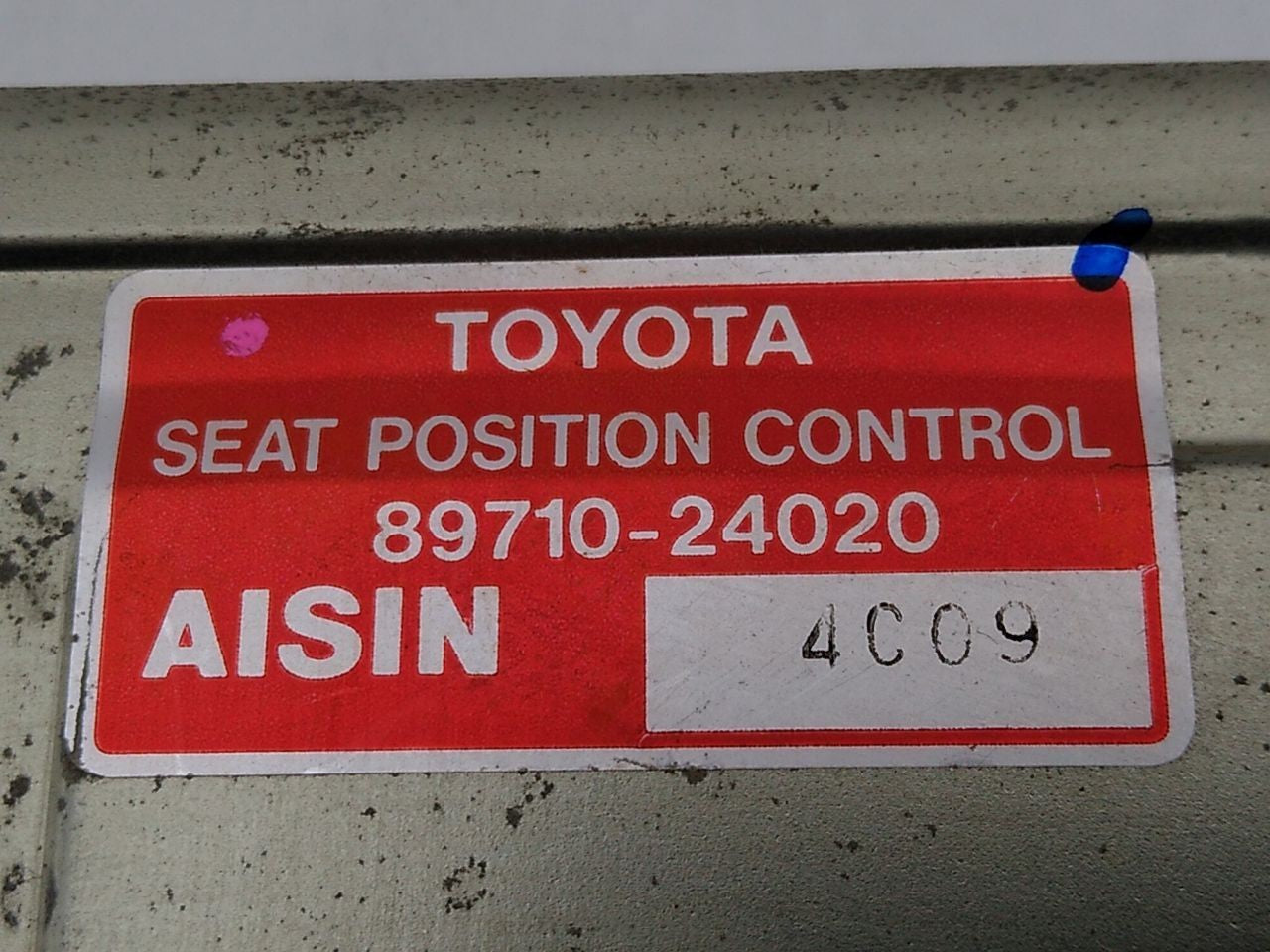 Lexus SC400 Driver Left Front Seat Position Control Module