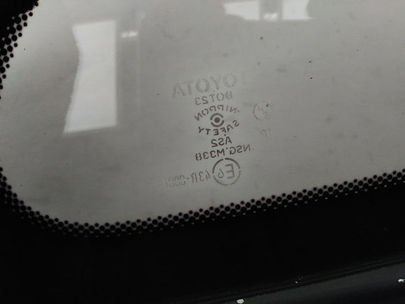 Lexus SC400 Passenger Right Rear Quarter Glass Window