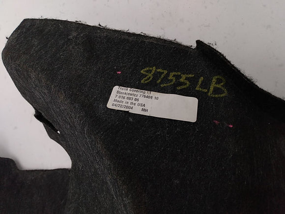 BMW Z4 Pair Of Rear Trunk Liner Carpet Trims