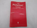 Pontiac Firebird Owners Manual-2