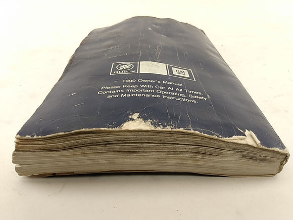 Buick Reatta Owners Manual Booklet