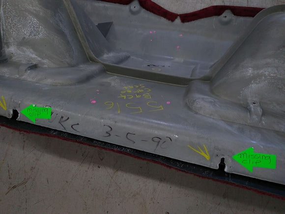 Buick Reatta Rear Seat Cargo Cover Panel