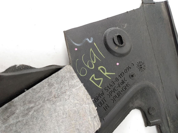 BMW 328i Passenger Right Rear Quarter Trim Panel